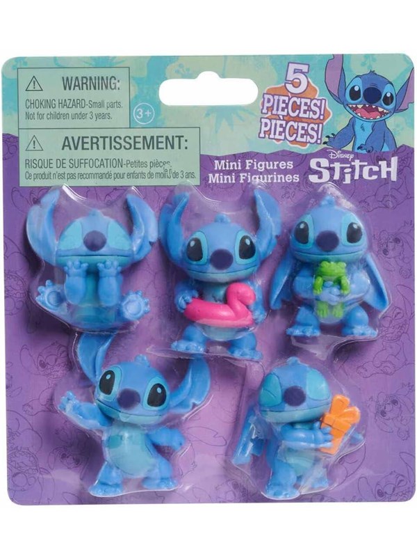 Disney Stitch 5 Mini Speelfiguren - 3+