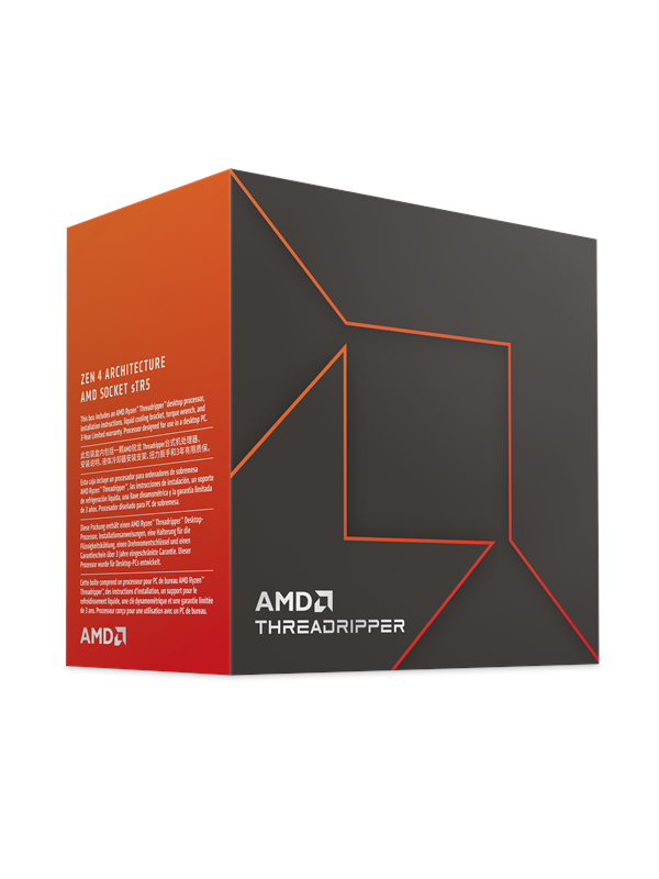 AMD Ryzen Threadripper 7980X CPU - 64 kernen - 3.2 GHz - AMD sTR5 - AMD Boxed (zonder koeler)