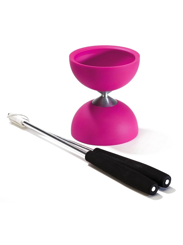 Acrobat Diabolo 105 Rubber Aluminium 12 X 10,5 Cm Roze