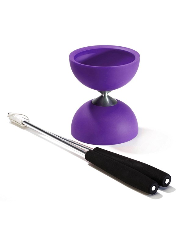 Acrobat Diabolo 105 Rubber Aluminium 12 X 10,5 Cm Paars