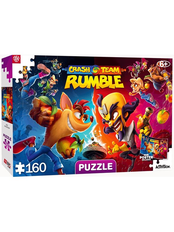 Good Loot Crash Bandicoot Kids Puzzle Rumble Heroes (160 pieces) Puzzles