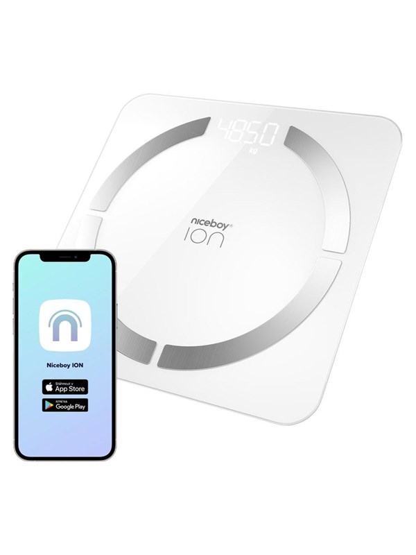 Niceboy Slimme weegschaal ION Smart Scale White