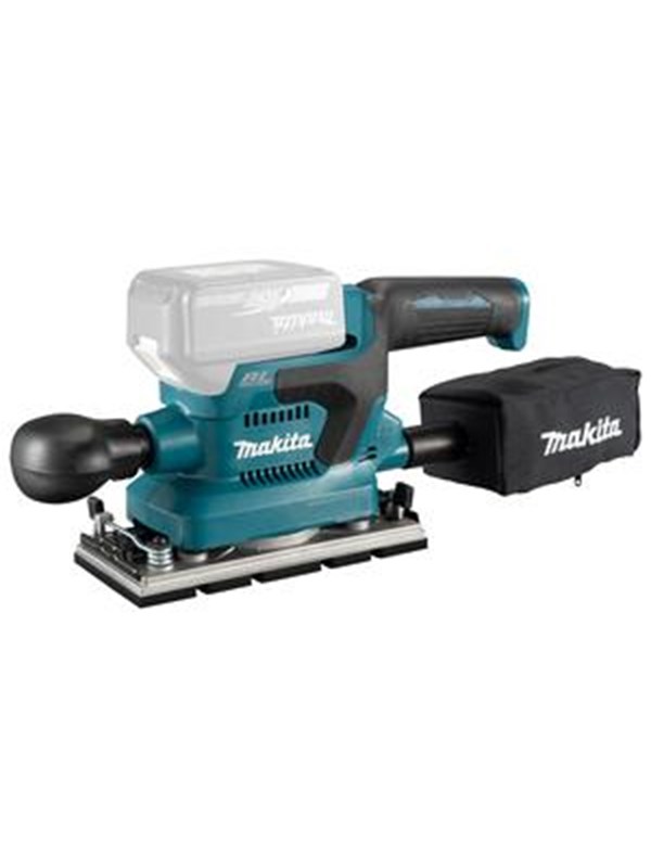 Makita DBO382Z DBO382Z Accu-vlakschuurmachine Zonder accu, Zonder lader 18 V Aantal meegeleverde accus: 0