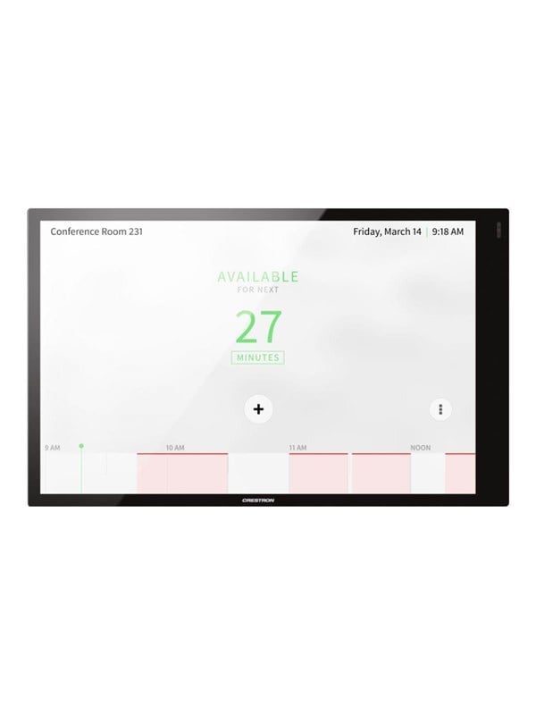 Crestron Electronics Crestron Room Scheduling Touch Screen TSS-1070-B-S - room manager - Bluetooth 802.11a/b/g/n/ac - smooth black - Max - recommended for