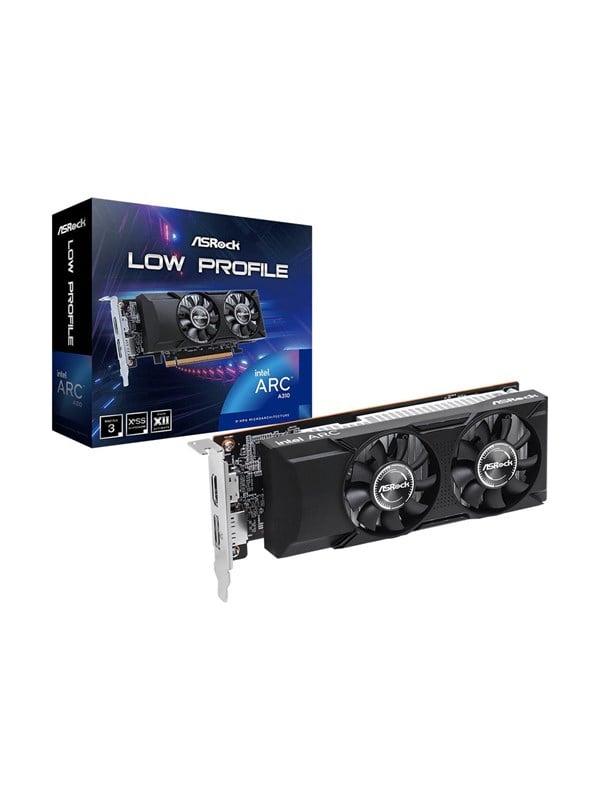 ASRock Arc A310 Low Profile - 4GB GDDR6 RAM - Grafische kaarten