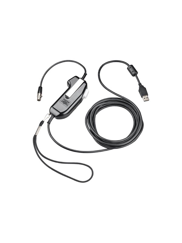 Poly - PTT (push-to-talk) headset adapter for headset - monaural no serial - TAA Compliant