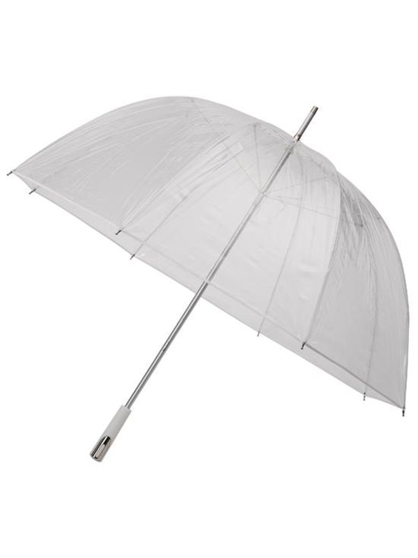 Impliva - Koepelparaplu - Ø 111 cm - Transparant Wit