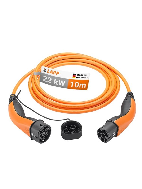 LAPP Type 2 Charging Cable up to 22 kW 10 m orange