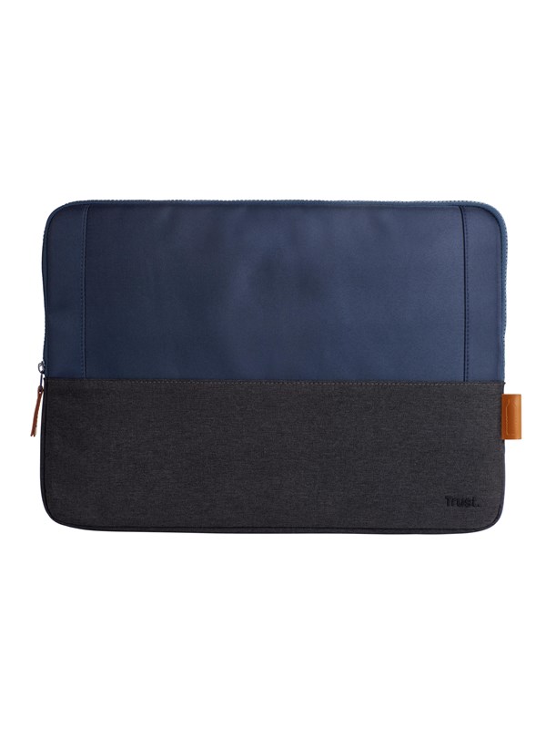 Trust Lisboa - Laptophoes - Laptop sleeve - 16 inch - Gerecycled materiaal - Blauw