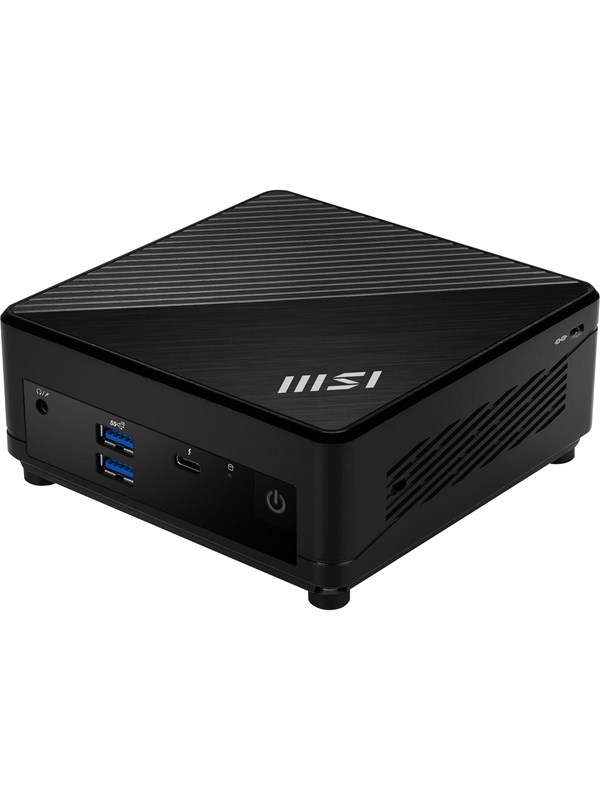 MSI Cubi 5 12M-004EU Intel Core i3 i3-1215U 8 GB DDR4-SDRAM 256 GB SSD Windows 11 Pro mini-pc zwart