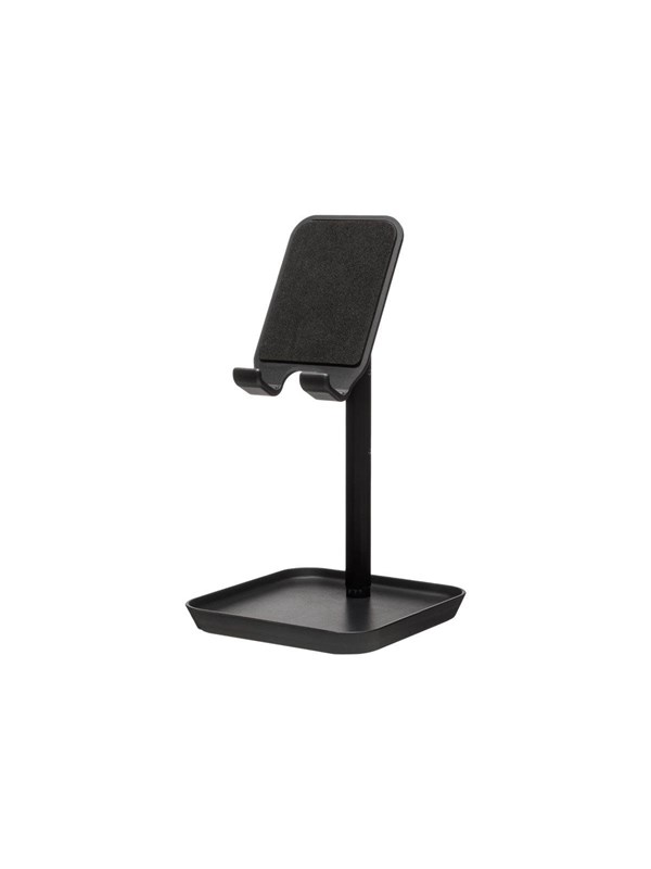 Kikkerland Verstelbare Smartphonehouder – Telefoniehouder – Universeel – Voor iPhone en Samsung – Smartphone-accessoire – Zwart