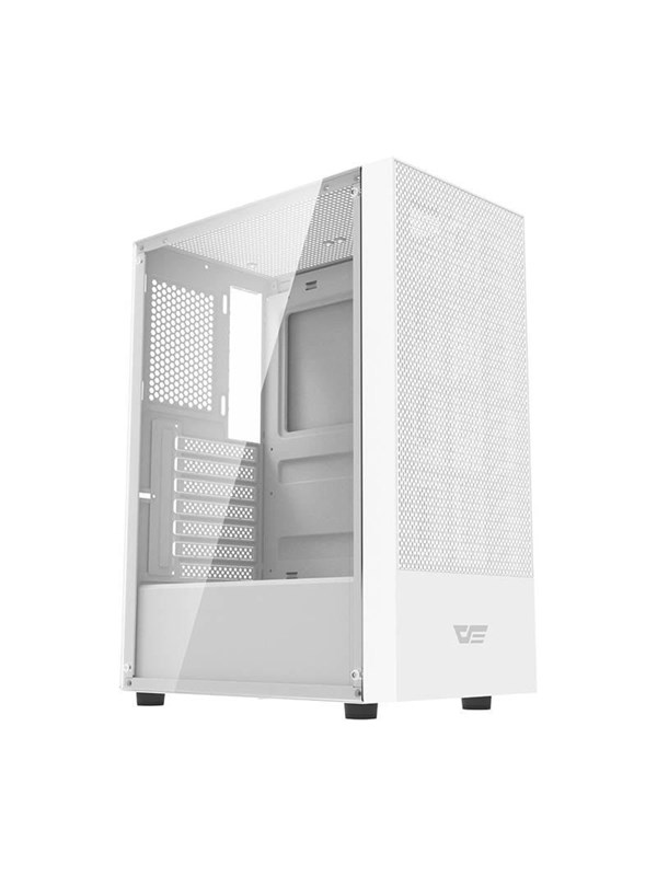 Darkflash Computer case A290 + 3 fans (white) - Case - Desktop - Grey