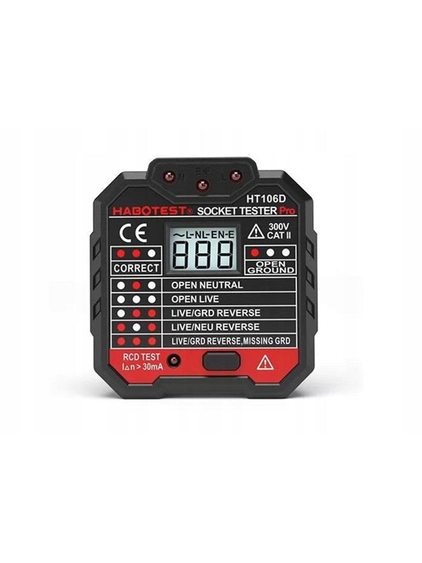 Habotest Socket tester with digital display HT106D