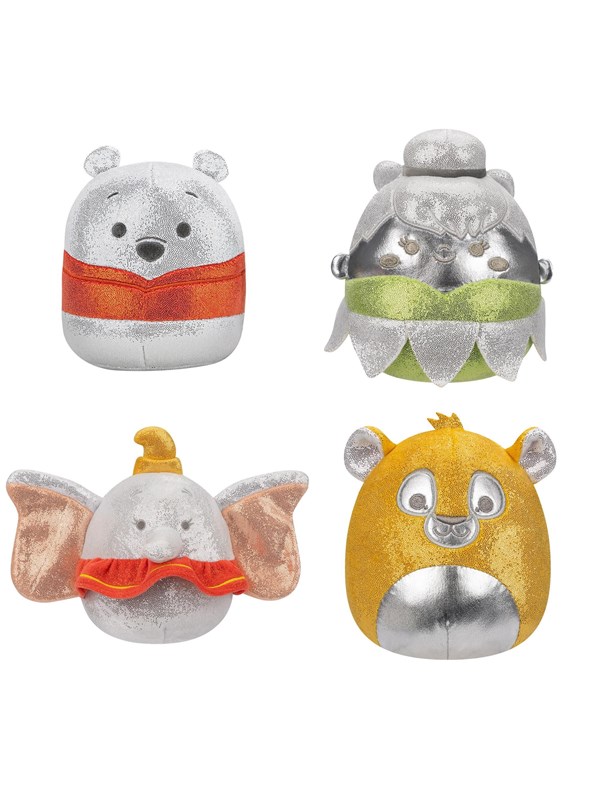 Disney 100th Anniversary 4Pack set2 - 5inch Squishmallow (Incl. Adoptiecertificaat)