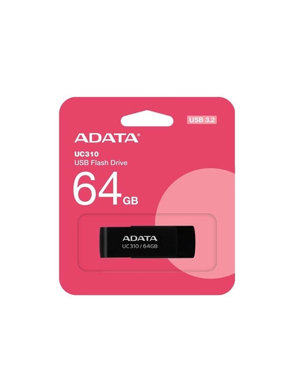 ADATA UC310 USB flash drive 64 GB USB Type-A 3.2 Gen 1 (3.1 Gen 1) Zwart