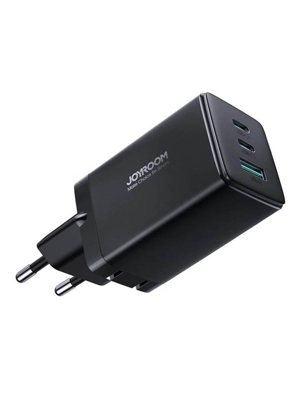 Joyroom Charger GaN Ultra 65W 2C1A Cable C-C TCG01 (black)