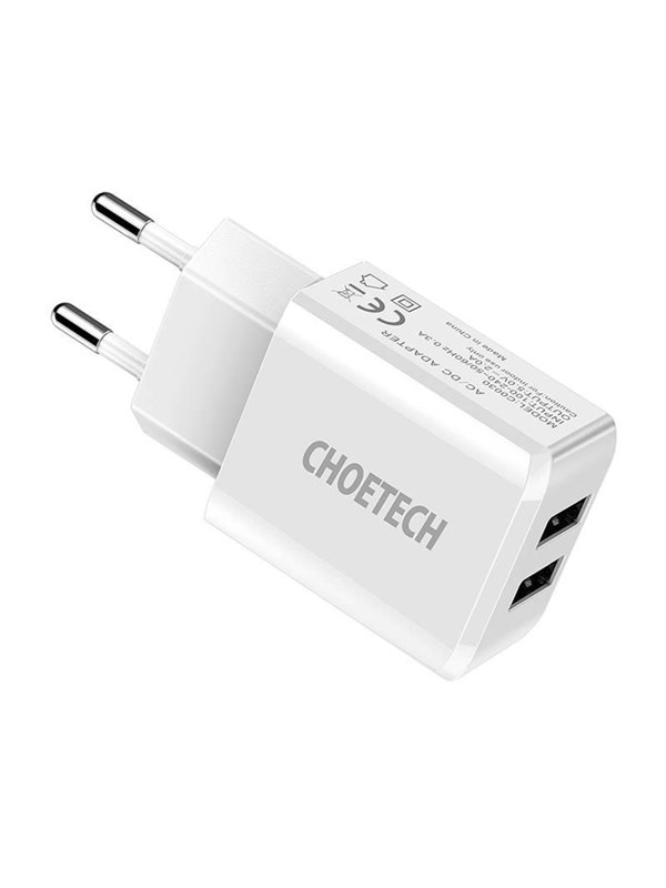 2 Port (Dual) USB Wall Charger 2*5V/2A (18 maanden garantie)