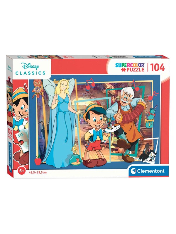 Clementoni Puzzle Disney - Pinocchio 104st. 2D Puzzels