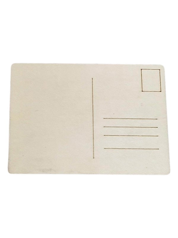 Playwood Wooden Postcard Plywood