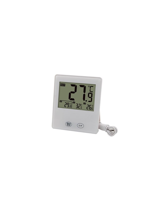 Nordic Quality Digital indoor-outdoor thermometer w wired sensor
