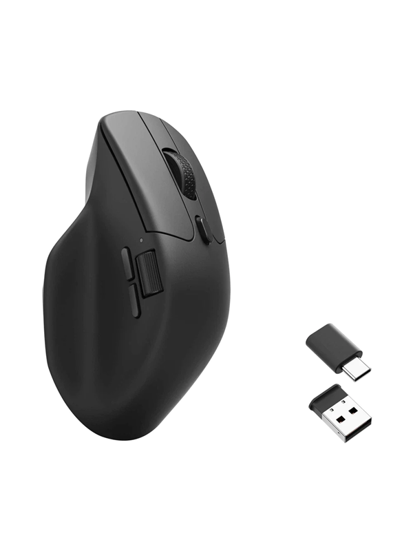 Keychron M6 Light 78g Wireless 1K - Ergonomische muis - Optisch - 5 knoppen - Zwart