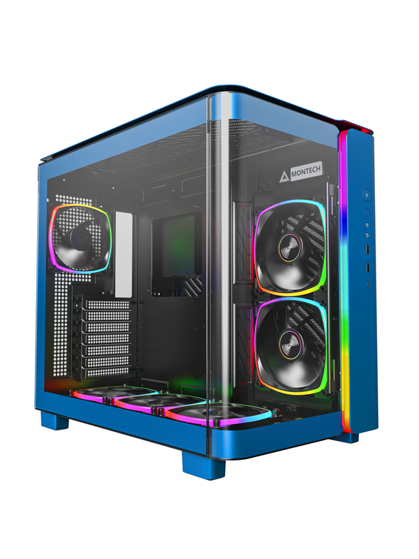 Montech King 95 Pro - Prussian Blue - Case - Miditower - Blue