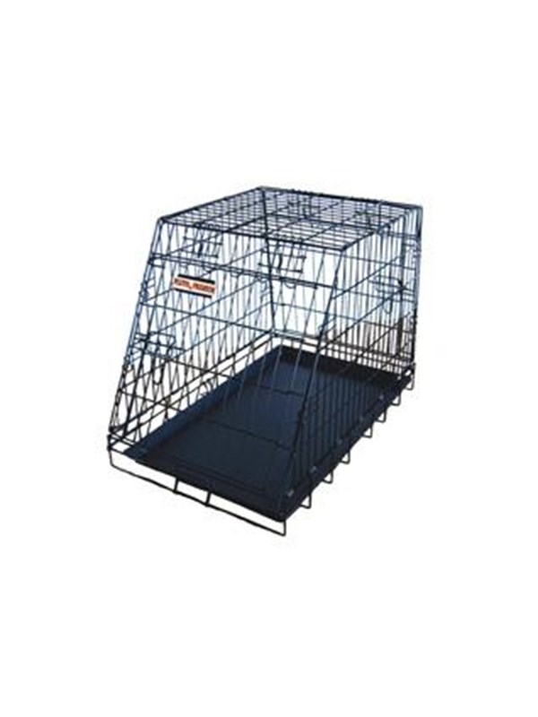 Active Canis Reis hondenauto schuine kooi L90 W56 H65 cm Zwart