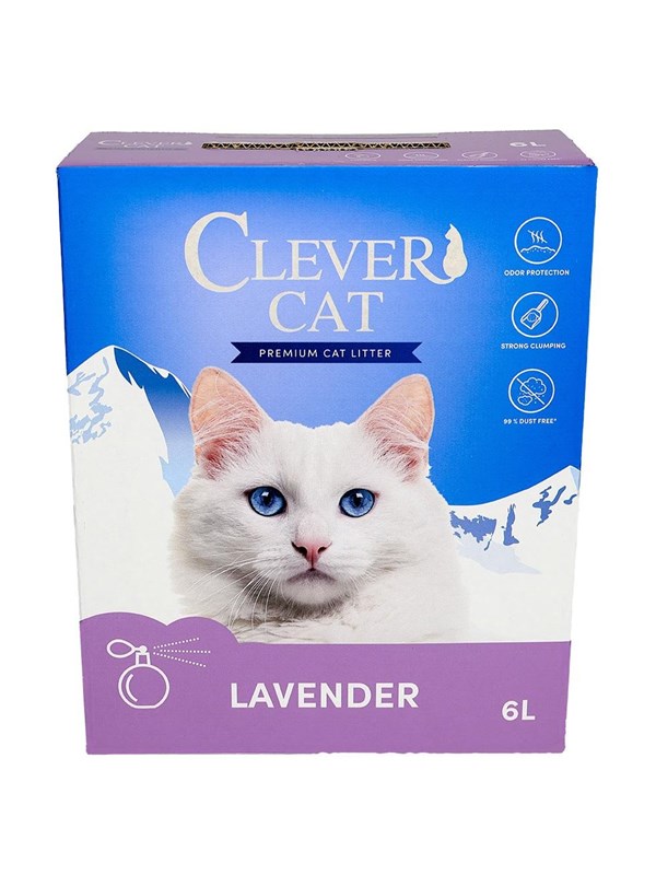 Clever Cat Premium Kattenbakvulling Lavendel 6L
