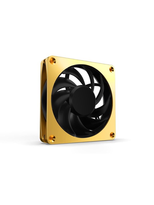 Alphacool Apex Stealth Metal - 2000 RPM - Black - Case ventilator - 120mm - Gold - 40 dBA