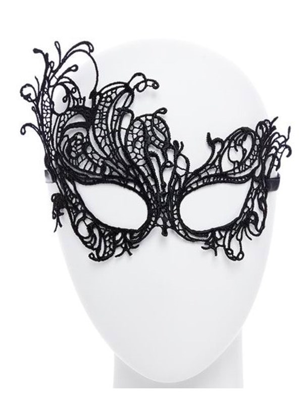 Boland - Kanten masker Masquerade zwart Zwart - Volwassenen - Showgirl - Glamour - Sexy masker - Gemaskerd bal