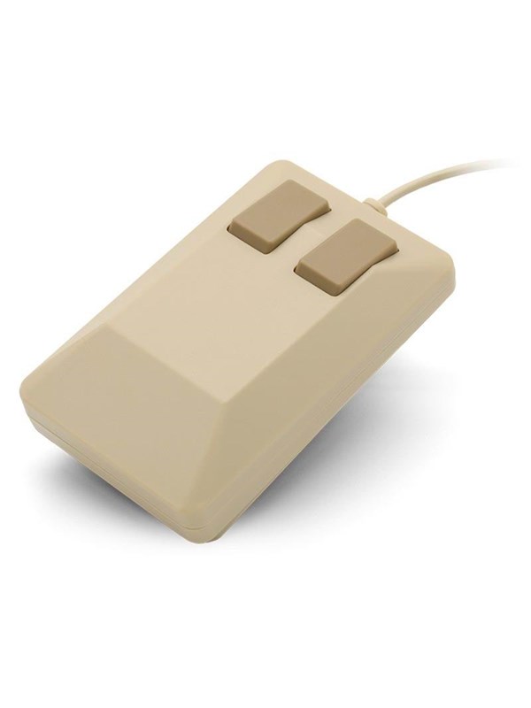 Retro Games The A500 Mini Mouse - Muis - Optisch - 2 knoppen - Beige
