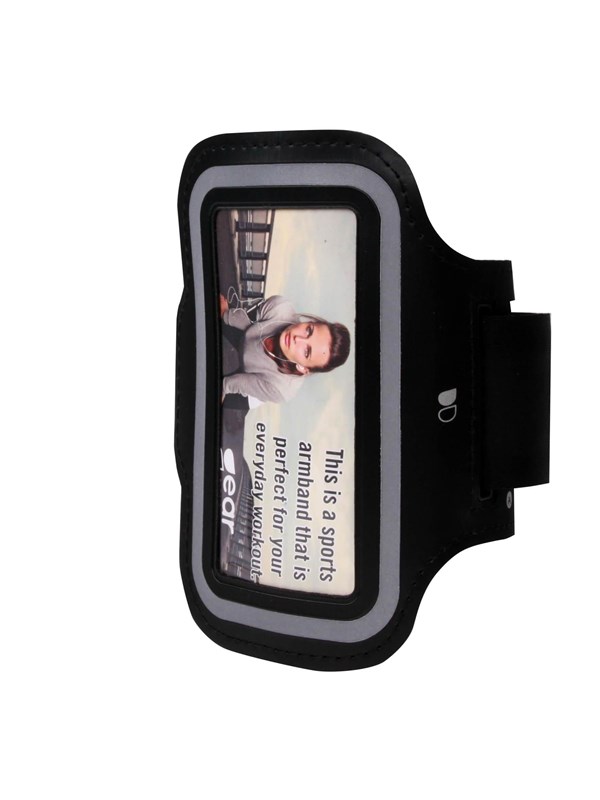 GEAR Sport band Universal 4.7" ex. iPhone6/7/8 Black