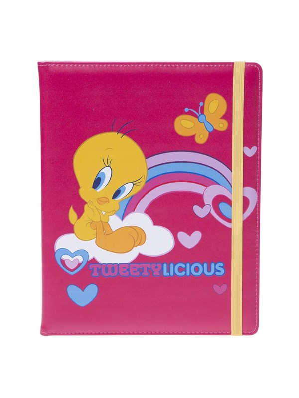 Tweety Official Looney Tunes Tablet Folio 10-11" Universal