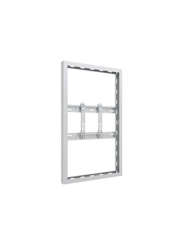 Multibrackets M Pro Series enclosure - slim profile - for flat panel - medium - white - Max 25 kg - recommended for 43"