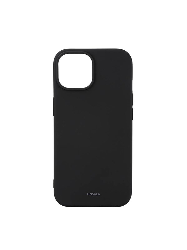 ONSALA Phone Case with Silicone Feel MagSeries Black - iPhone 15
