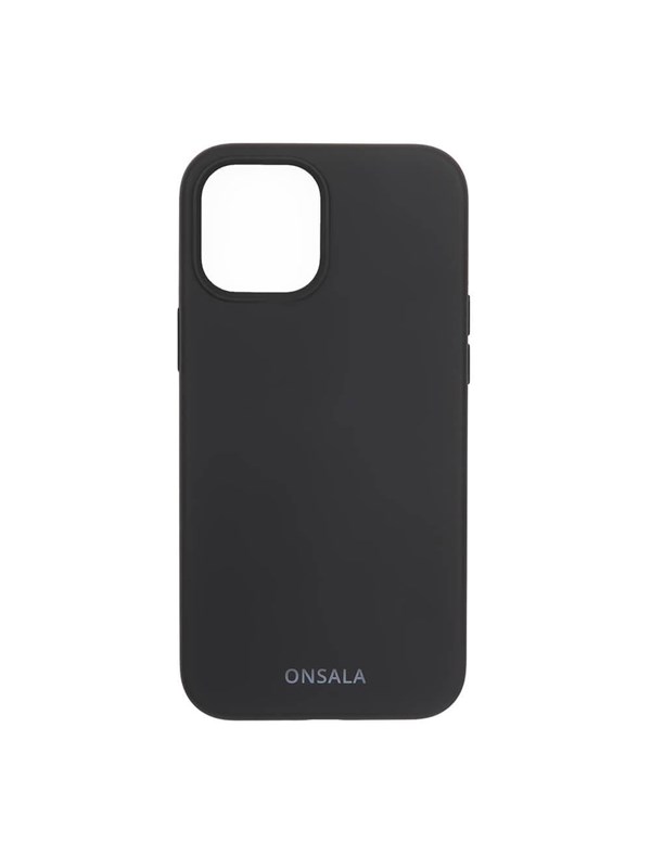 ONSALA Phone Case Silicone Black - iPhone 12 / 12 Pro