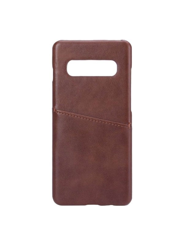 ONSALA Mobilecover Brown Samsung S10 Plus Creditcard Pocket