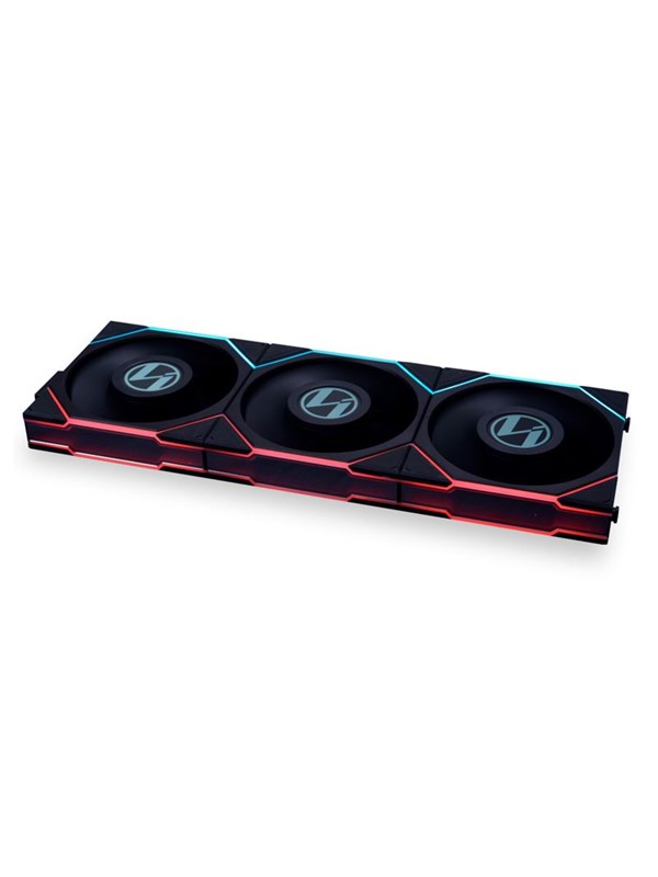 Lian Li UNI FAN TL LCD 120 (3-pack) - Case ventilator - 120mm - Zwart met RGB-licht - 27 dBA