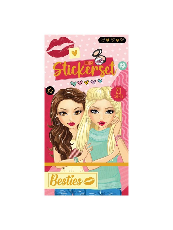 Besties Luxe sticker boek 23x12cm