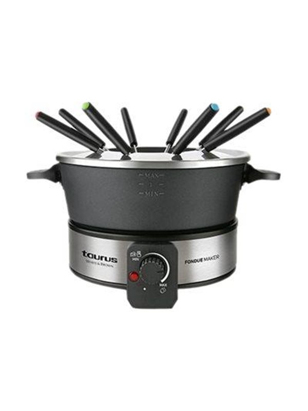 Taurus FF2 - fondue pot - black/stainless steel