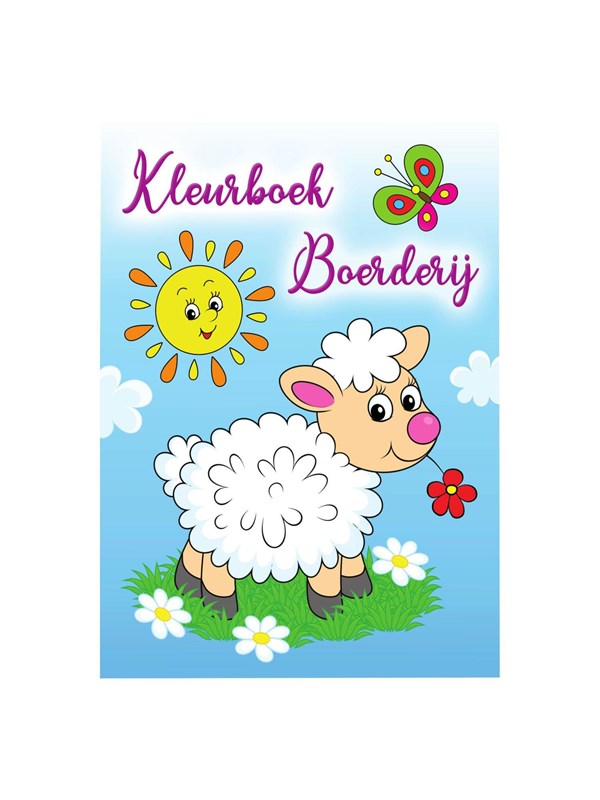 Kleurboek Boerderij, 96 pagina's