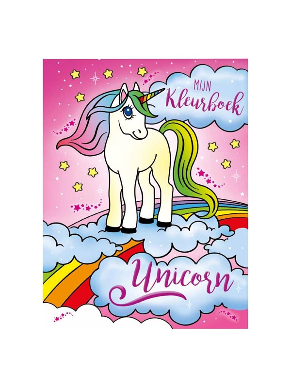 Mondikaarten Kleurboek Unicorn - Mijn Kleurboek Unicorn