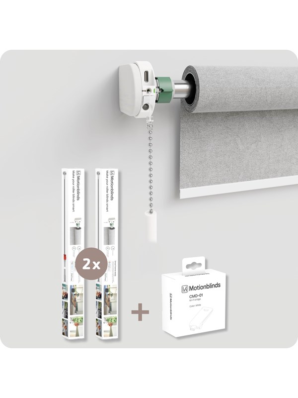 MotionBlinds Motionblinds Upgrade Kit voor Rolgordijnen 2-pack + bridge