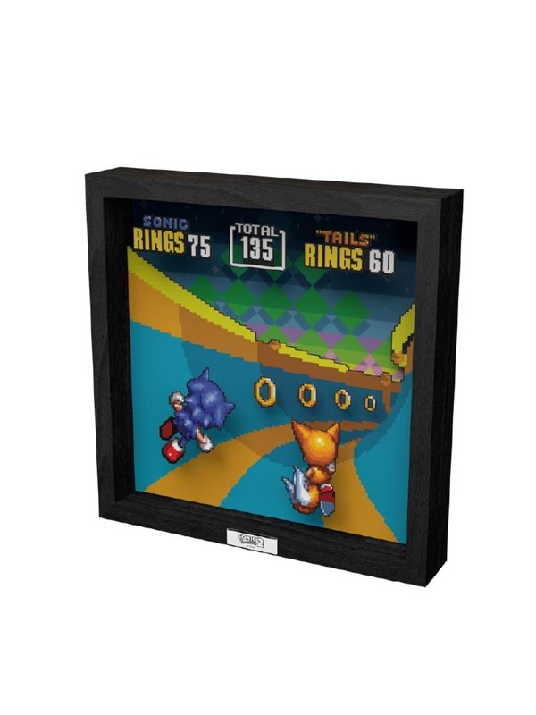 Pixel Frames - Sonic the Hedgehog 2: Special Stage - Afbeelding