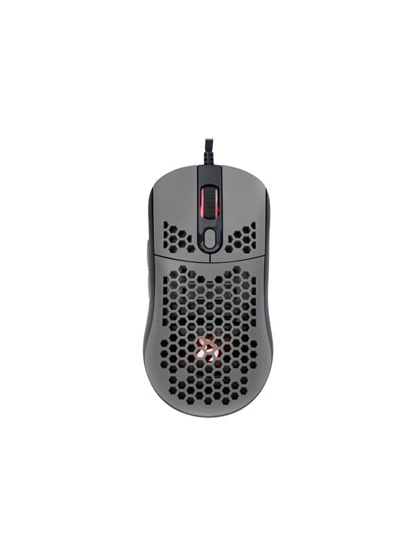 Arozzi Favo - mouse - USB - grey - Muis - Optisch - 7 knoppen - Grijs
