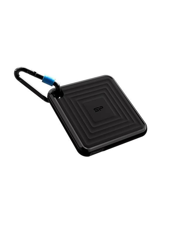 Silicon Power PC60 Portable SSD - 256GB - Zwart - External hard drive SSD - USB 3.2 Gen 2