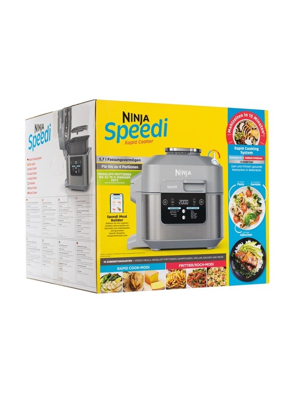 Ninja Speedi Rapid Cooker en Airfryer - Multicooker - 10 Kookfuncties - 5,7 Liter - ON400EU