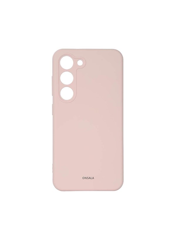 ONSALA Phone Case Silicone Chalk Pink - Samsung S23 5G