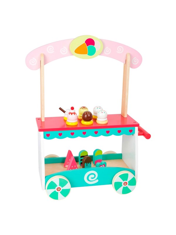 Small Foot - Wooden Ice Cream Cart with Accessories