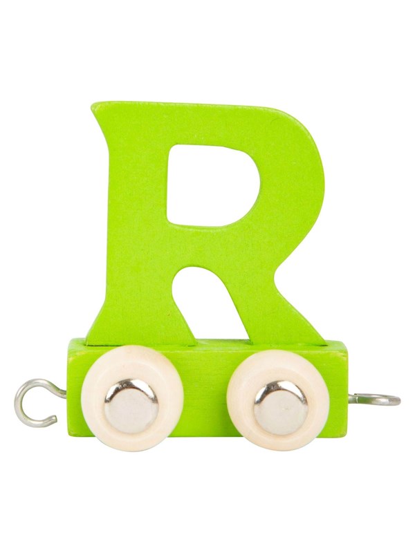 Small Foot - Wooden Letter Train Color - R